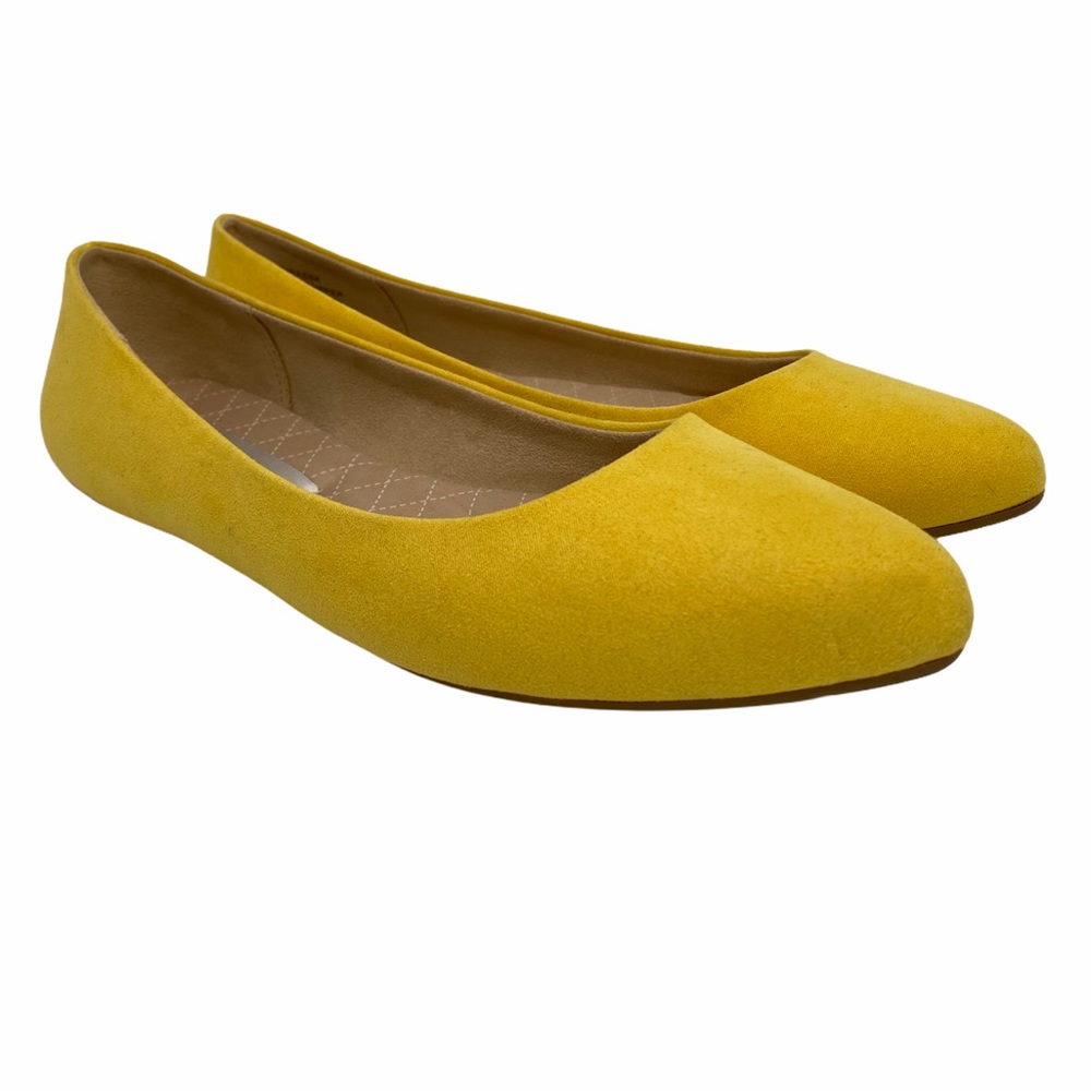 Kelly & Katie Pirassa ballet flat yellow gold NWOT